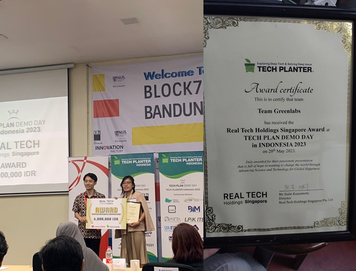 itb-chemical-startup-greenlabs-wins-real-tech-holding-singapore-award-on-techplanter-demo-day